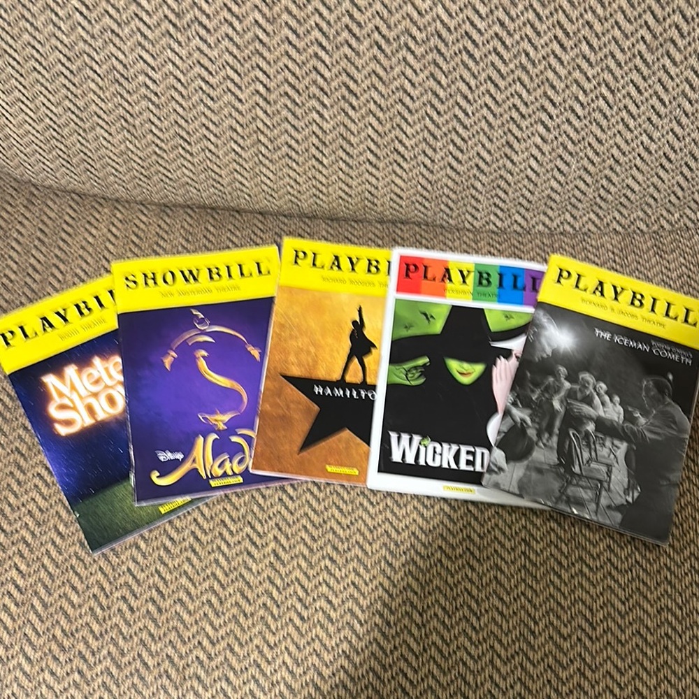 Broadway Playbill Collection - Set of 5